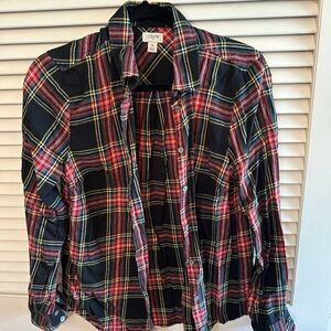 J.Crew Multicolor Plaid Shirt